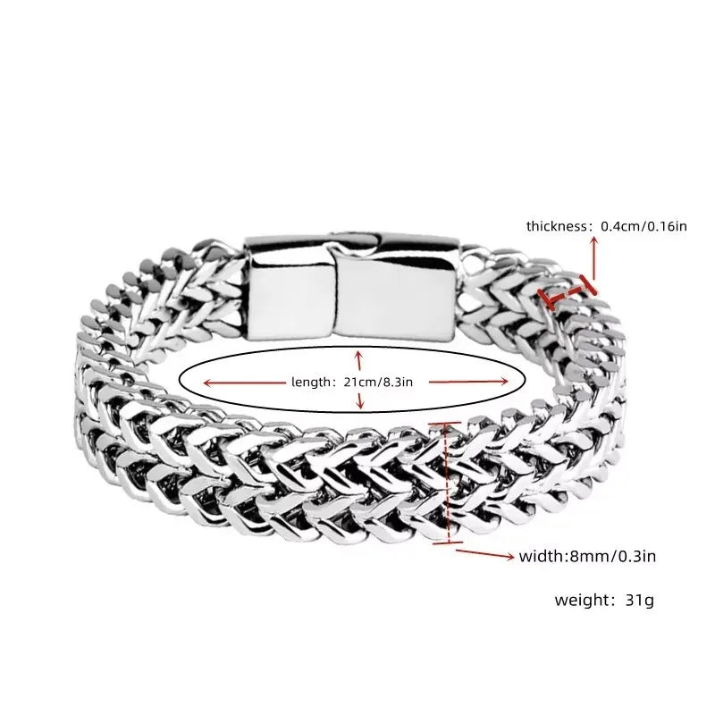 Braided Fish Scale Bracelet