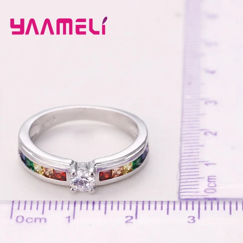 Rainbow Sparkle Ring