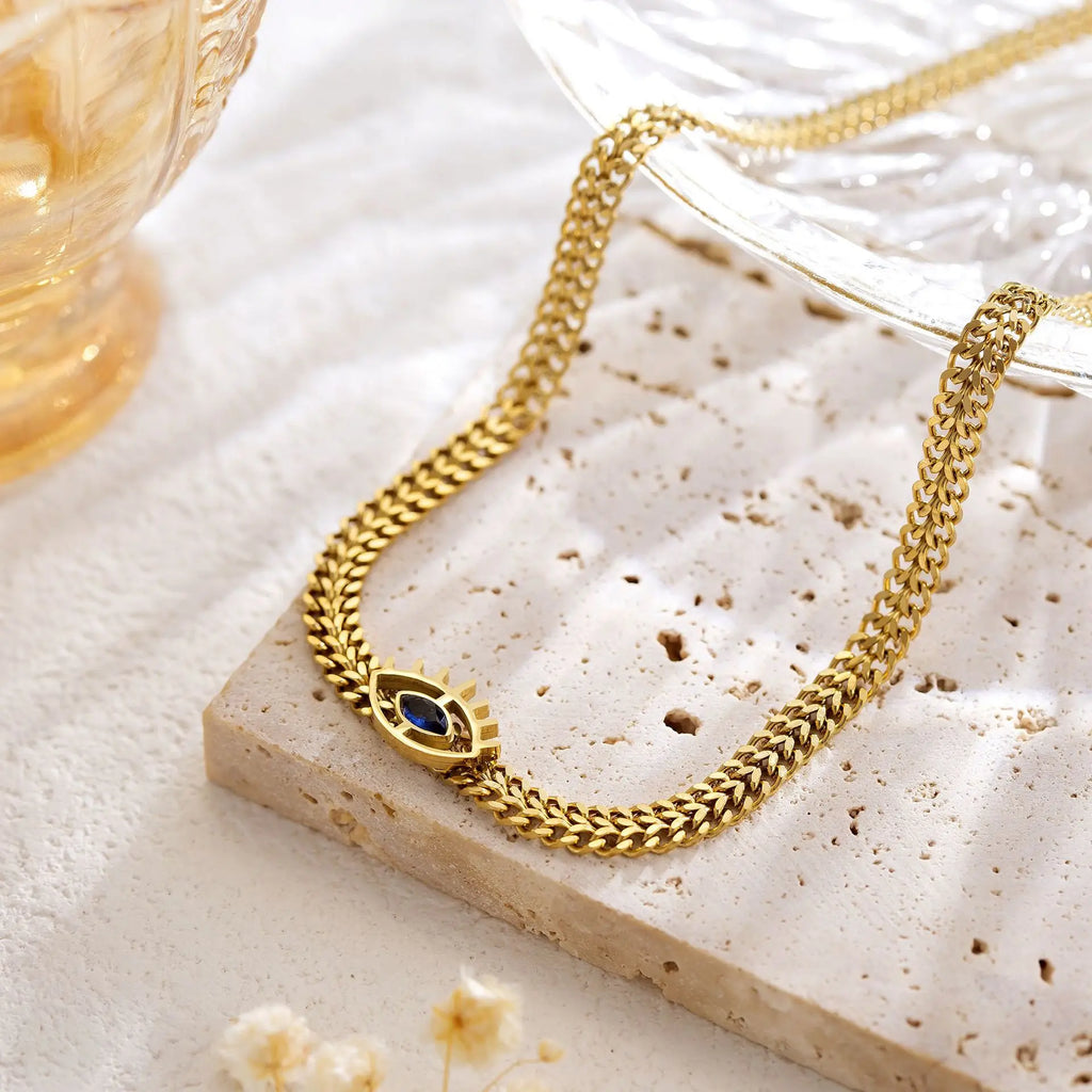 Devil's Eye Jewelry Set 4PCS