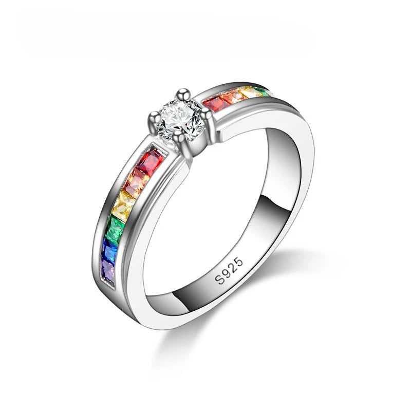 Rainbow Sparkle Ring