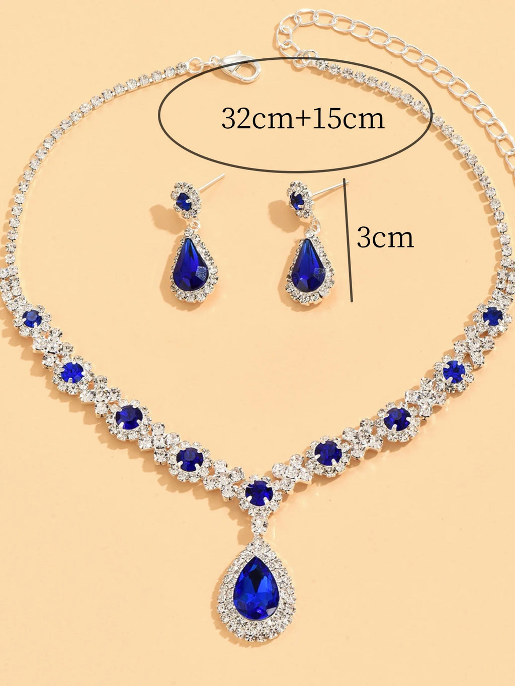 Crystal Droplet Set 3 pcs