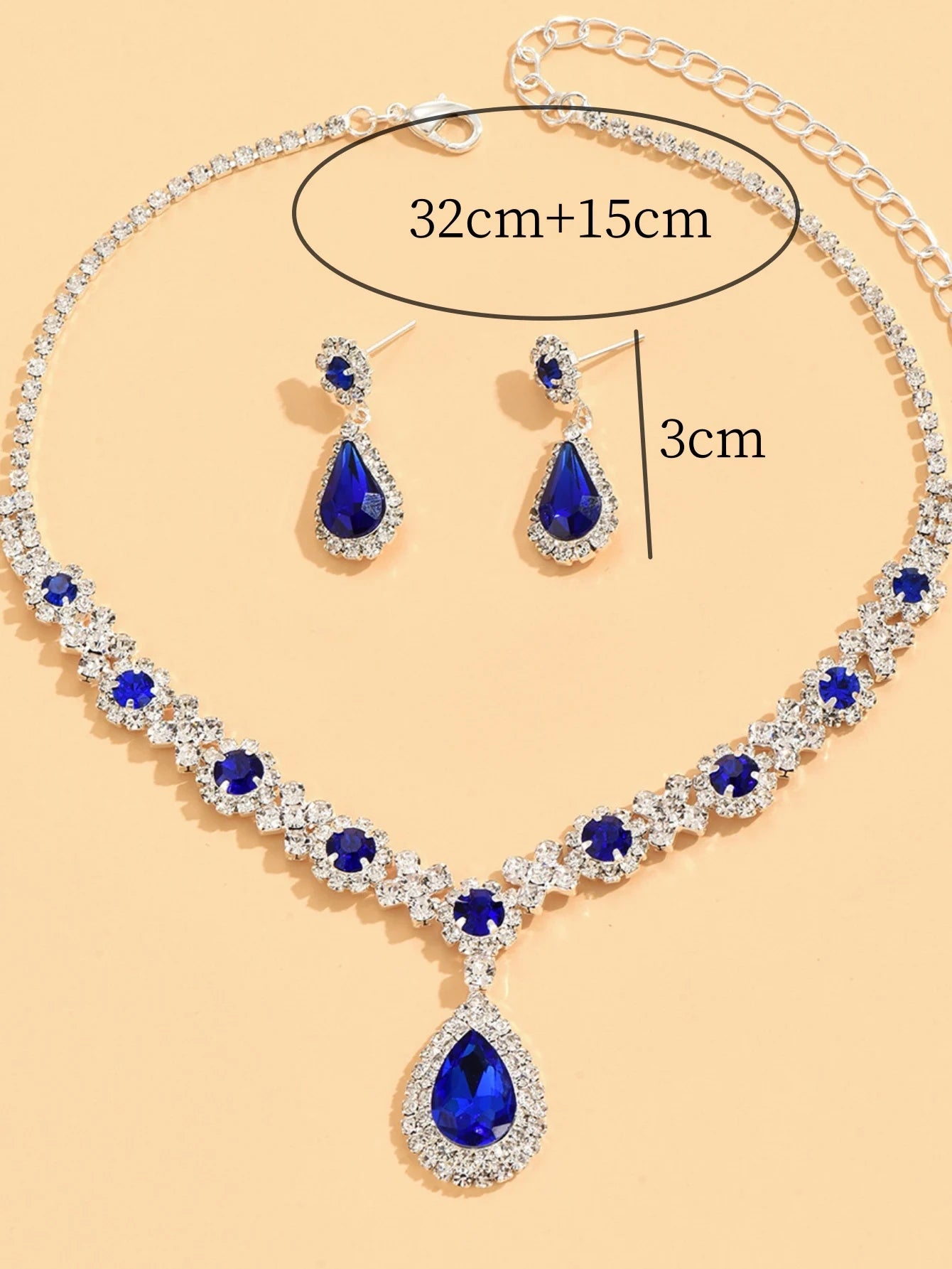 Crystal Droplet Set 3 pcs