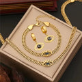 Devil's Eye Jewelry Set 4PCS