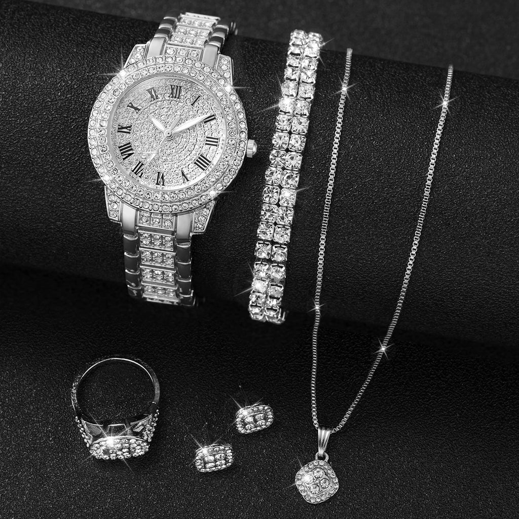 Diamond Luxe Watch Set 6PCS