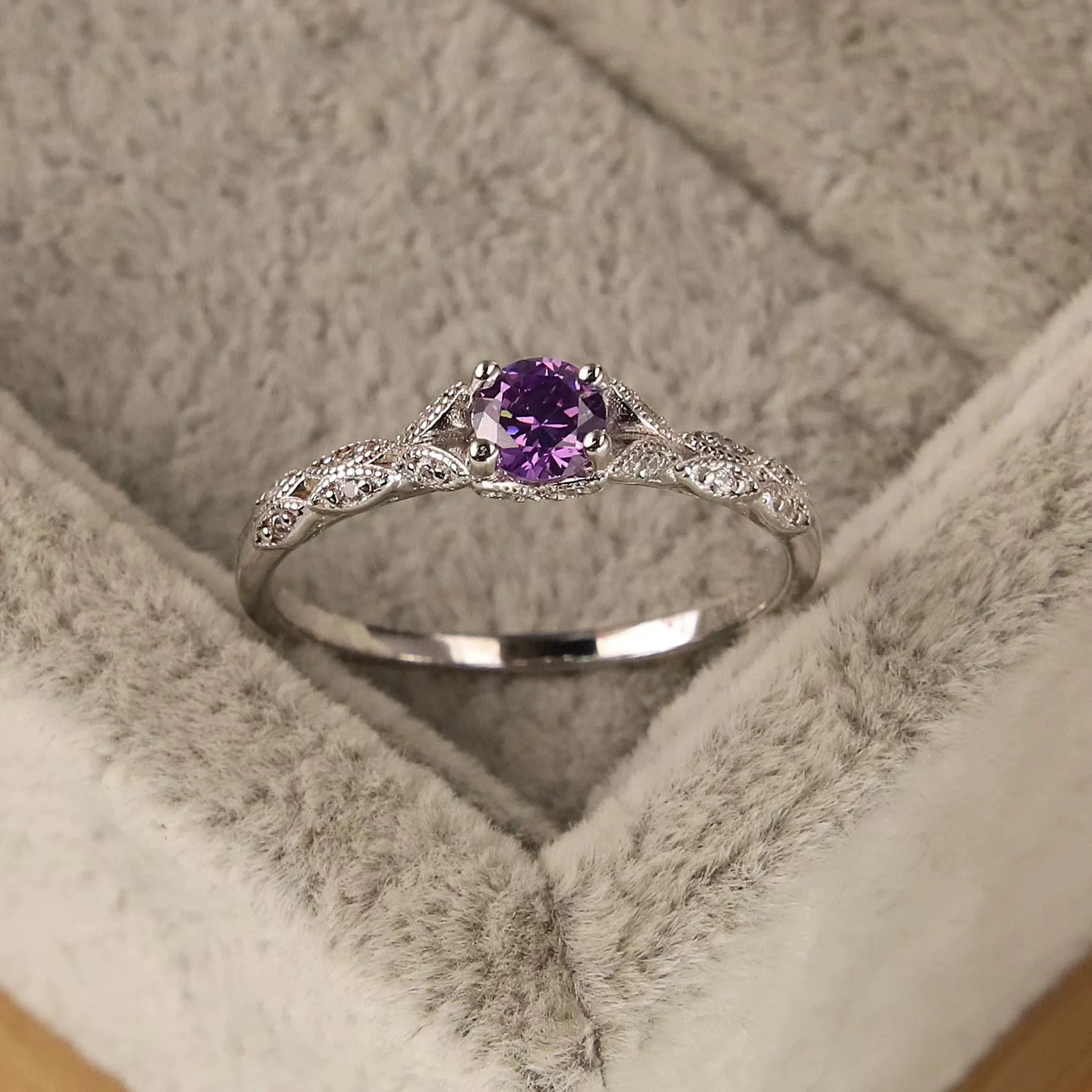 Amethyst Elegance Ring