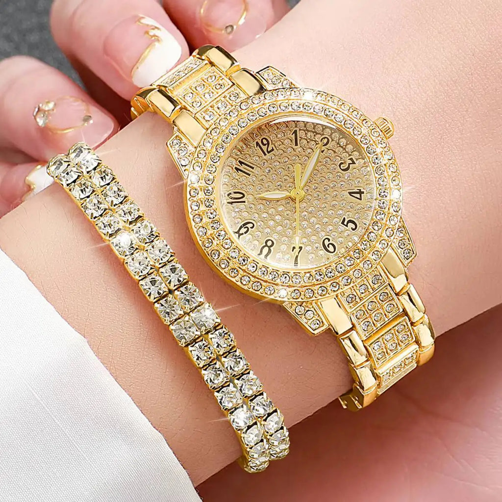 Diamond Luxe Watch Set 6PCS