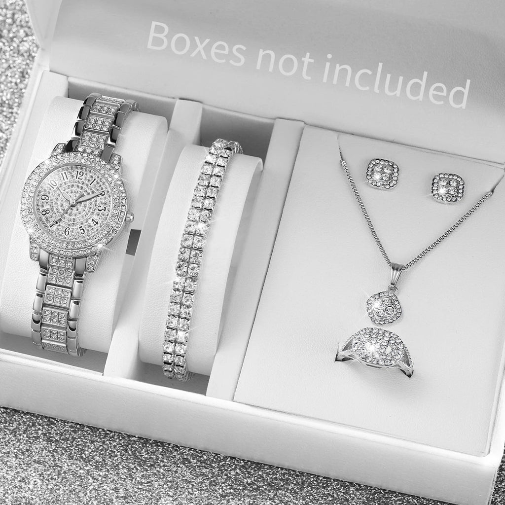 Diamond Luxe Watch Set 6PCS