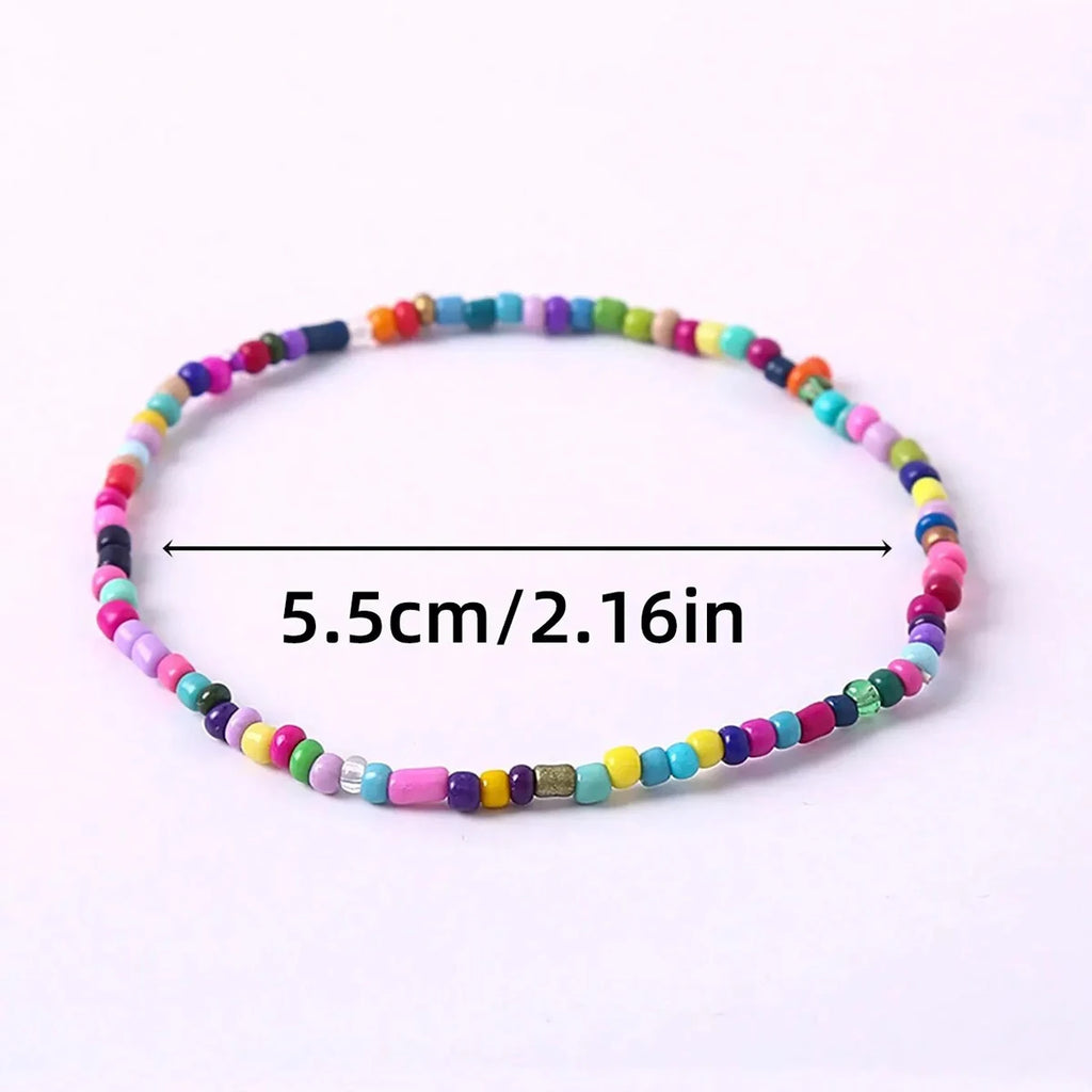 Colorful Bead Bracelets 17Pcs